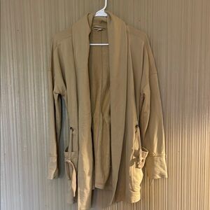 Women's yellow/mustard sweatshirt Jacket